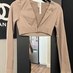 Women's Long Sleeve Crop Top